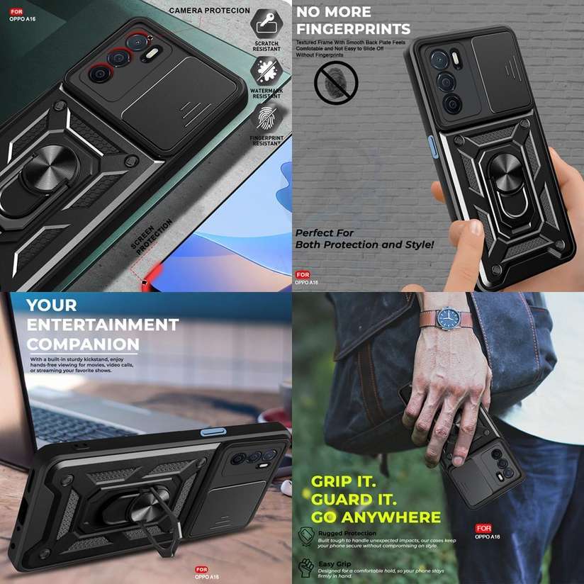 Shopsy AESTMO Oppo A16 Back Cover (Polycarbonate, TPU) - Image 6