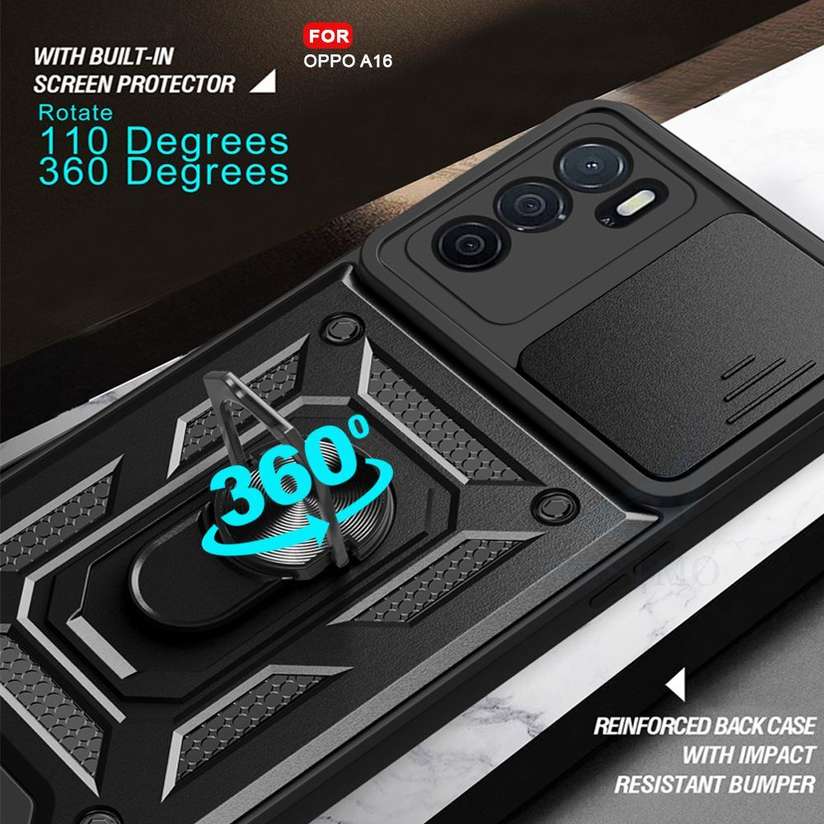 Shopsy AESTMO Oppo A16 Back Cover (Polycarbonate, TPU) - Image 4
