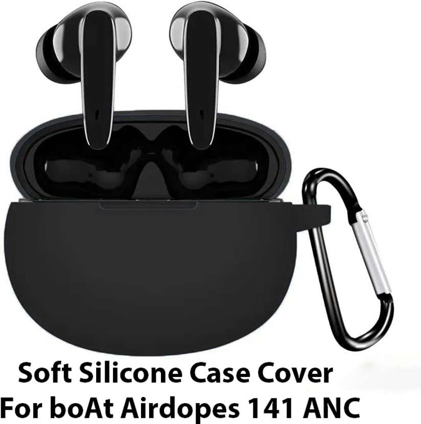 boAt Airdopes 141 ANC [Dust Proof |Only Silicone Case Cover| NO