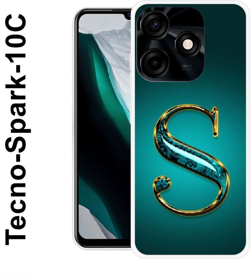 Tecno Spark 10C S NAME, S LOVE, S ALPHABET, S LETTER NAME Silicon Back Cover