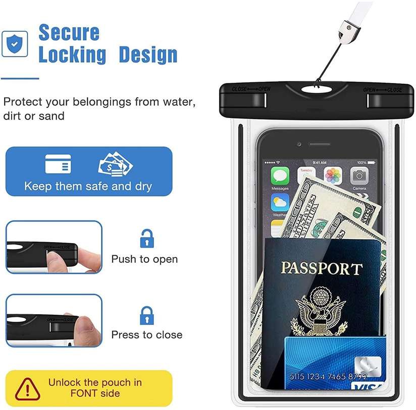 Dry Bag Waterproof Pouch For Mobile Mobile Waterproof Cover Dust