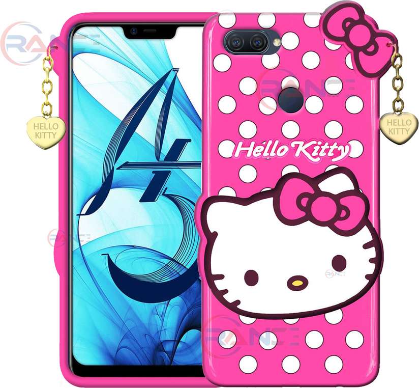Oppo Kitty Cover For Phone OPPO A5 Hello Kitty Case 3D Cute Doll