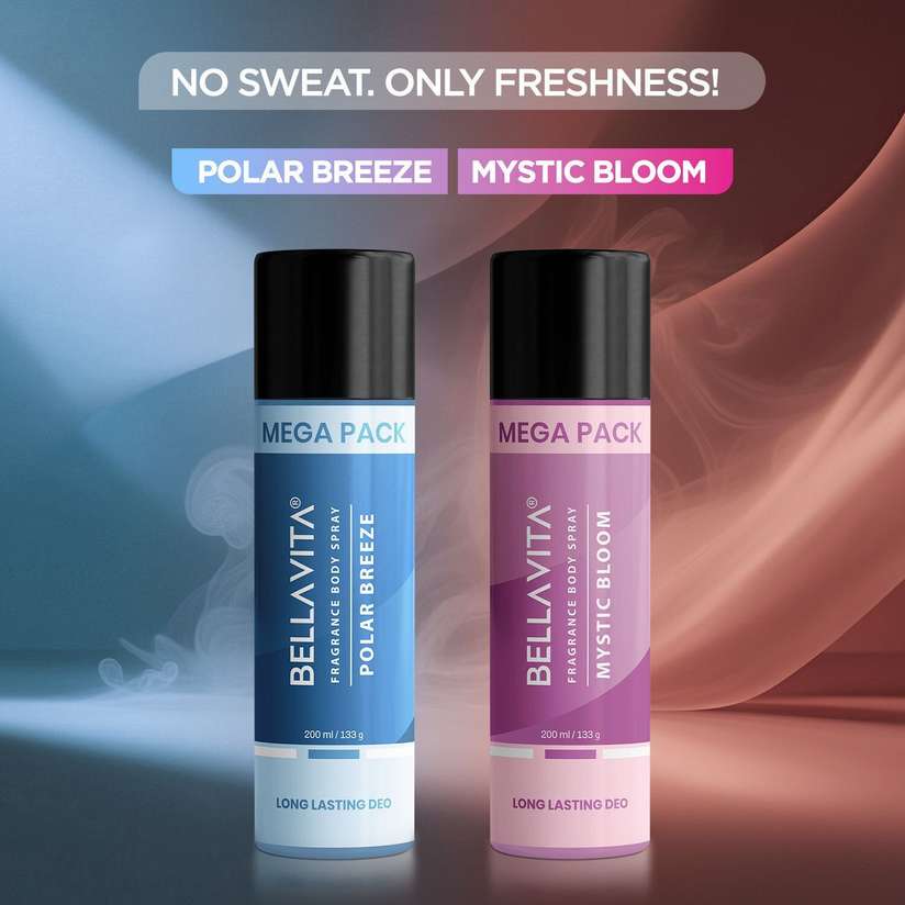 BELLAVITA Polar Breeze & Mystic Bloom Deodorant Combo|2x200ml|Long lasting Fragrance| Deodorant Spray - For Men & Women Price in India - Buy BELLAVITA Polar Breeze & Mystic Bloom Deodorant Combo|2x200ml|Long lasting Fragrance| Deodorant Spray - For Men & Women online at Shopsy.in - Image 5