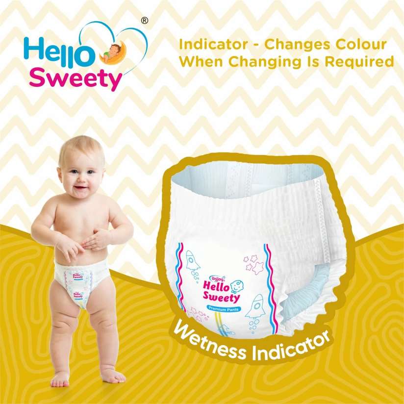 Unijoy Hello Sweety Baby Diaper Pants Super Absorption Cottony
