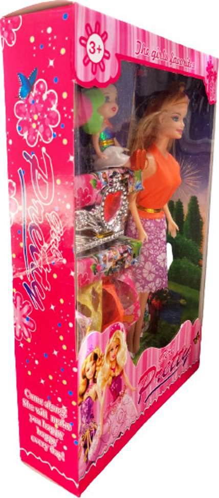 Flipkart Single Barbie Set G0T1 Girls/Barbie Doll/Elsa Anna Doll