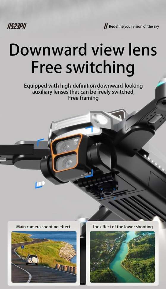Shopsy PAPASpace 4K Dual Camera Drone with Obstacle Avoidance - Image 6