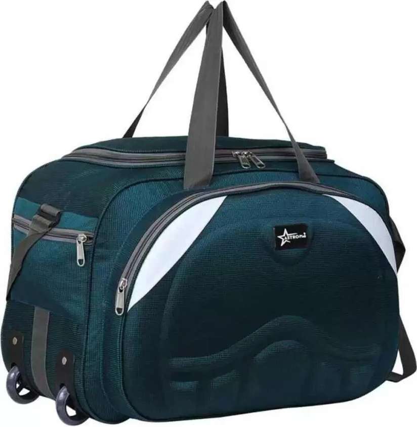 Expandable) 80(40+40)L Strolley Duffel Bag Luggage Travel