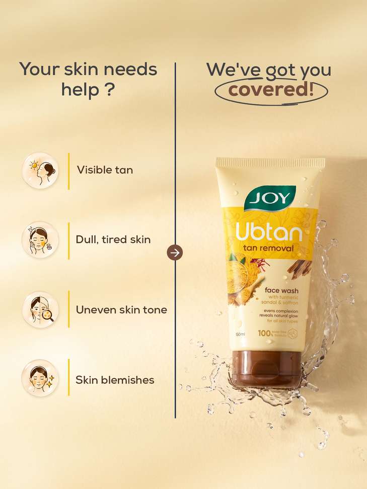 Joy Ubtan Tan Removal , For Natural Glowing Skin Face Wash - Price in India, Buy Joy Ubtan Tan Removal , For Natural Glowing Skin Face Wash Online In India, Reviews, Ratings & Features | Shopsy.in - Image 7