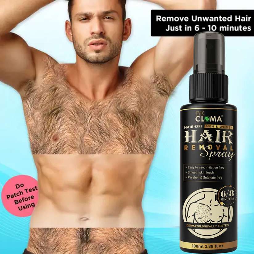 Shopsy Becloma Hair Removal Cream Spray for Men, 125ml - Image 2
