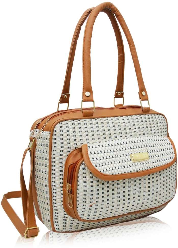 DRK COLLECTION Women White Satchel Price in India - Buy DRK COLLECTION Women White Satchel online at Shopsy.in - Image 7