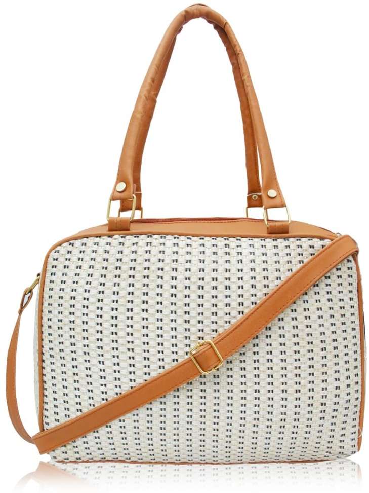DRK COLLECTION Women White Satchel Price in India - Buy DRK COLLECTION Women White Satchel online at Shopsy.in - Image 6