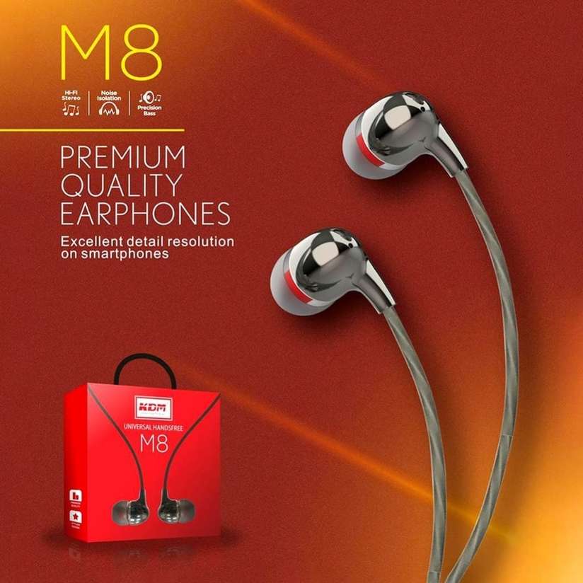 KDM M8 Universal wire Earphone Wired Headset
