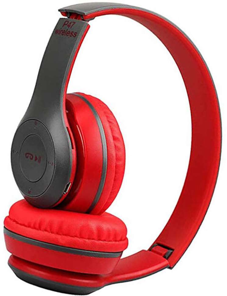 100% BEST MATERIAL LOUD BASS WIRELESS HEADPHONE WITH FM MP3