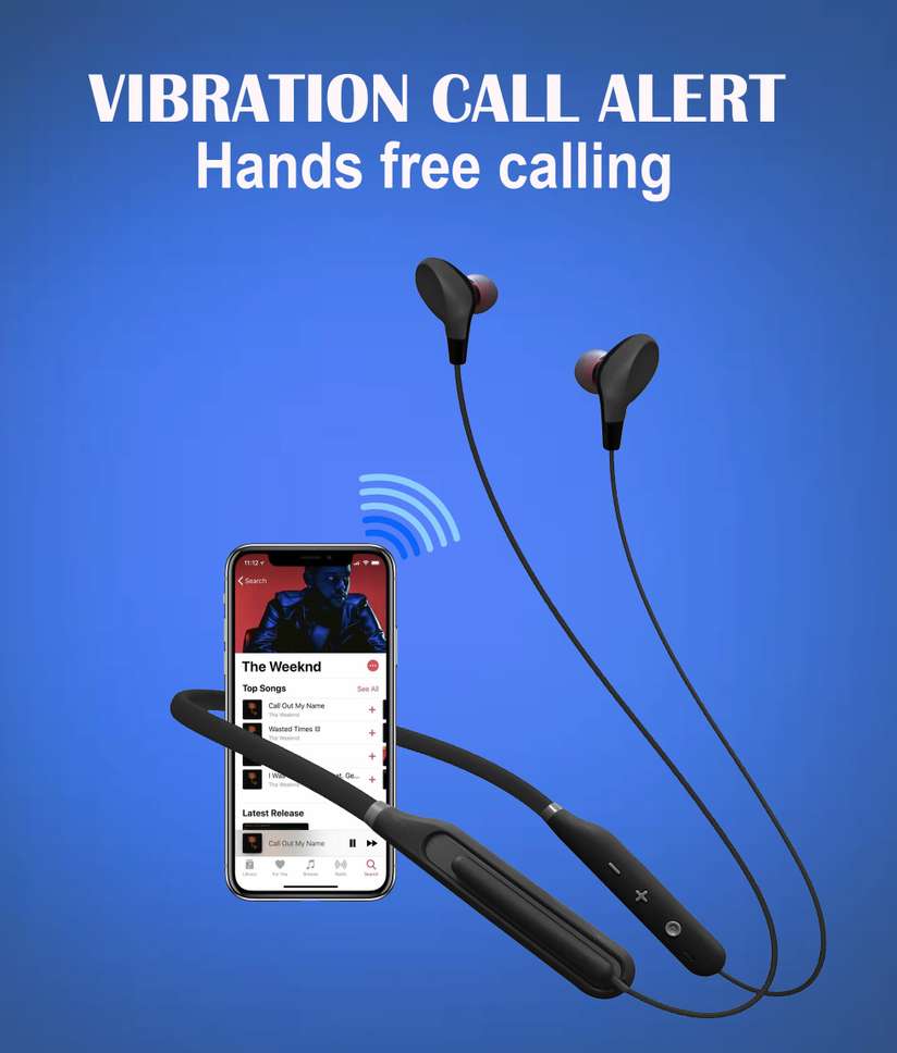 best bluetooth earphones with vibration alert Best neckband headphones for tangle-free tunes