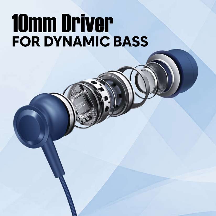 Shopsy TP TROOPS Neckband Earphones 10mm Drivers 20H Playtime - Image 6