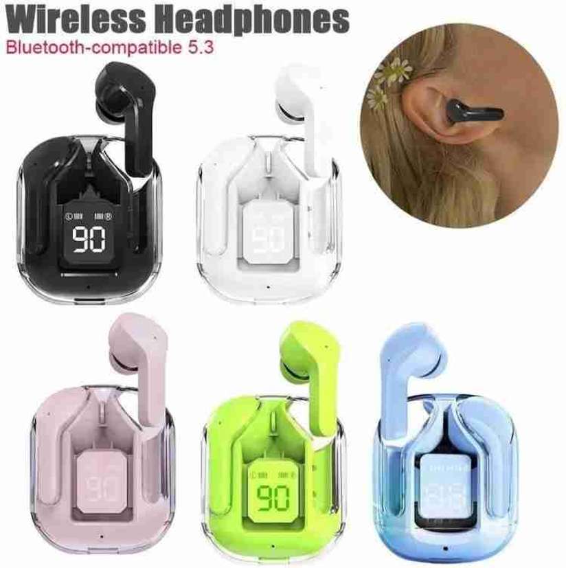 GWALBROS GWALBROS ULTRA PODS, AIRPODS with 40 Hours Playback and transparent Display_1 Bluetooth Gaming Headset Price in India - Buy GWALBROS GWALBROS ULTRA PODS, AIRPODS with 40 Hours Playback and transparent Display_1 Bluetooth Gaming Headset online at Shopsy.in - Image 6