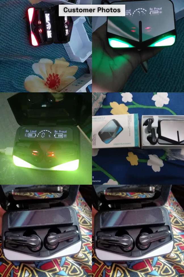 Pharaoh M -28 Gaming Earbuds with RGB Light and Low Latency TWS Bluetooth Bluetooth Headset Price in India - Buy Pharaoh M -28 Gaming Earbuds with RGB Light and Low Latency TWS Bluetooth Bluetooth Headset online at Shopsy.in - Image 3