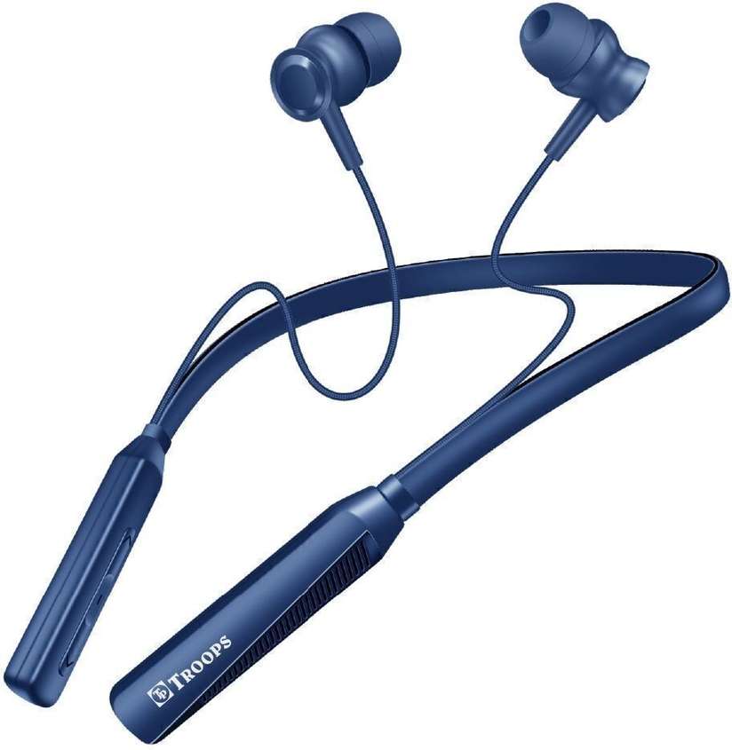 Shopsy TP TROOPS Neckband Earphones 10mm Drivers 20H Playtime - Image 2