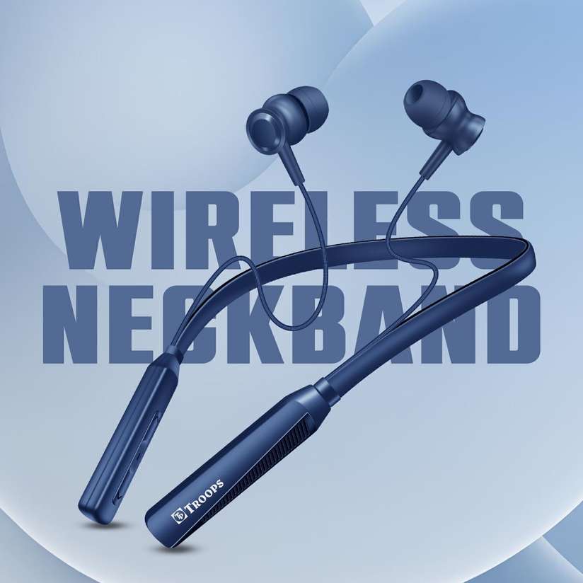 Shopsy TP TROOPS Neckband Earphones 10mm Drivers 20H Playtime - Image 4