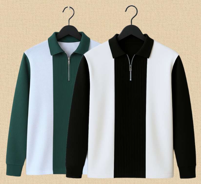 Full Sleeve Color Block Men Sweatshirt Price in India - Buy Full Sleeve Color Block Men Sweatshirt online at Shopsy.in - Image 2