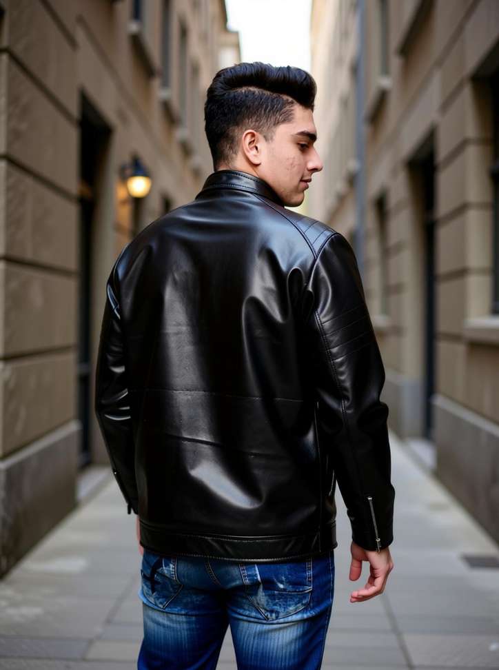 Shopsy lapataclub Men Leather Jacket - Image 2