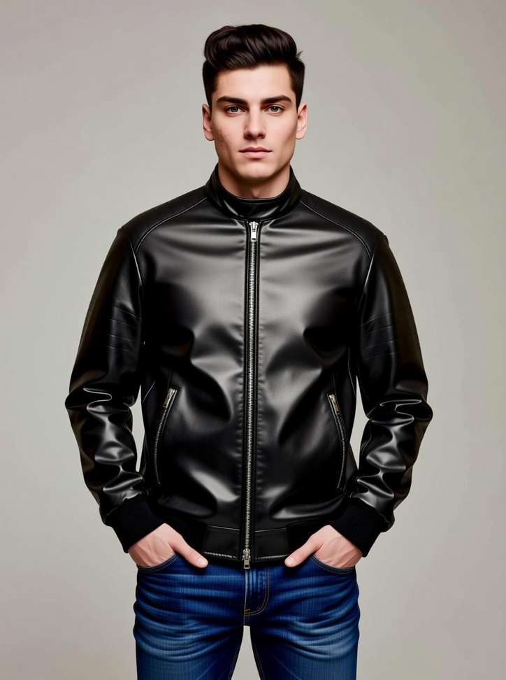 Shopsy lapataclub Men Leather Jacket - Image 3