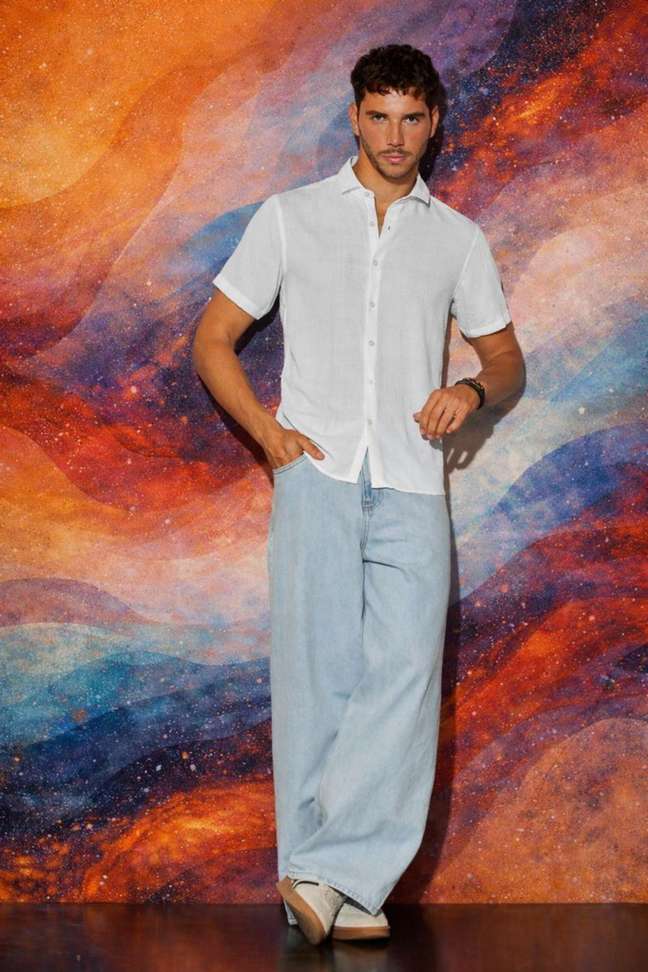 Shopsy VORNIX DENIM Loose Fit Men Light Blue Jeans - Image 2