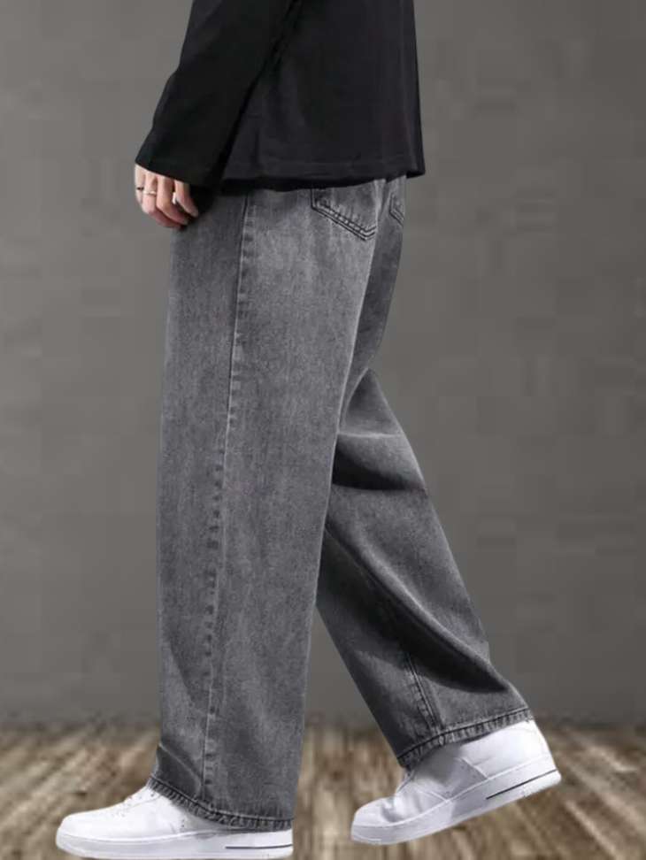 Shopsy CABRRR Straight Fit Men Grey Jeans - Image 3