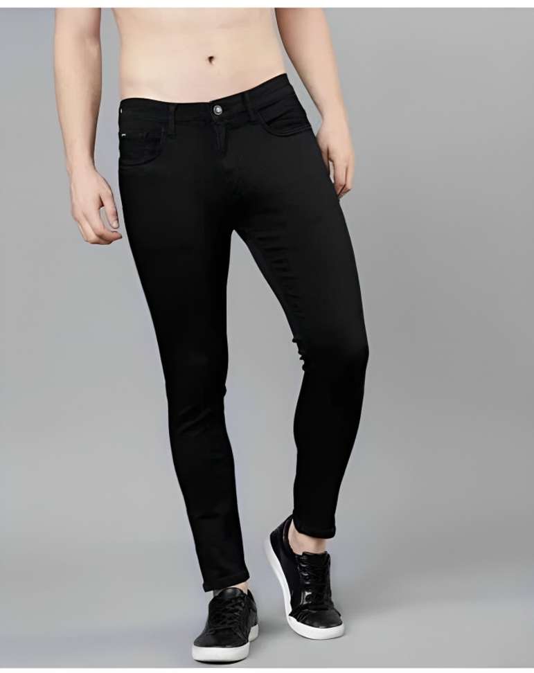 CAMFITS Slim Men Black Jeans Price in India - Buy CAMFITS Slim Men Black Jeans online at Shopsy.in - Image 4