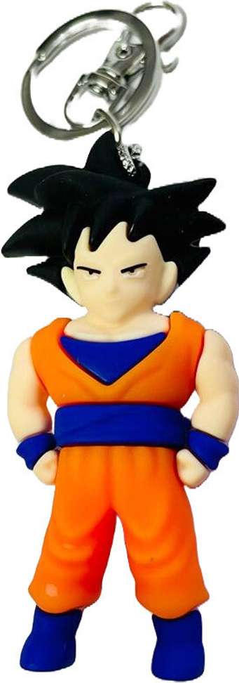 Dragon Ball Z action figure goku keychain with hook for boys Key Chain