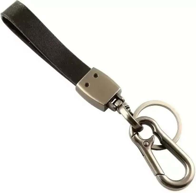 TVS Leather Hook Metal Keyring For Bike Jupiter Key Chain Price in