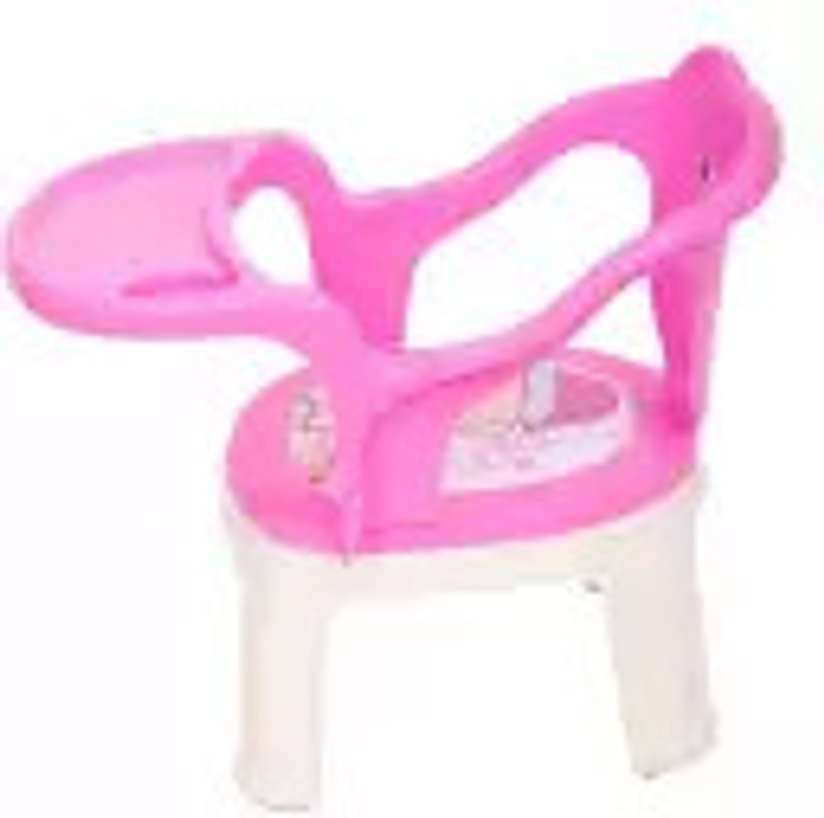 Vicky Baby Chair feeding food Tray Chair for Kids,upto 20 Kgs,1-3 years  (Pink) Plastic Chair