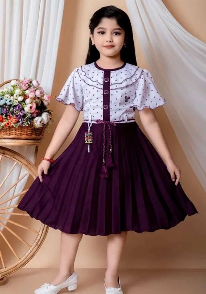 Purple Flipkart Dress Baby Girl Flipkart Baby Girl Party Wear
