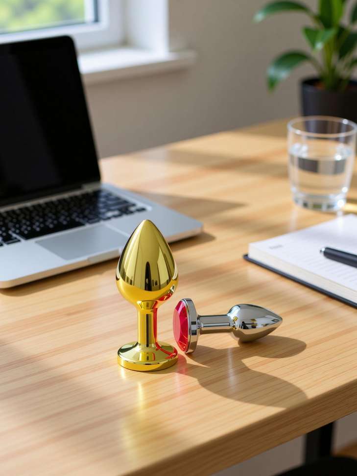 PURVISH Non Vibrating Golden Plug Massager Medium Size and Silver Plug Massager Small Size for Relaxation and two Set of size for Compatibility (1 GOLDEN + 1 SILVER) Massager Price in India - PURVISH Non Vibrating Golden Plug Massager Medium Size and Silver Plug Massager Small Size for Relaxation and two Set of size for Compatibility (1 GOLDEN + 1 SILVER) Massager Price in India -