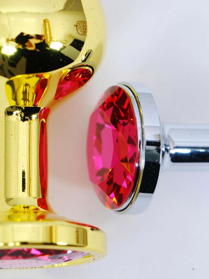 PURVISH Non Vibrating Golden Plug Massager Medium Size and Silver Plug  Massager Small Size for Relaxation and two Set of size for Compatibility (1  GOLDEN + 1 SILVER) Massager Price in India -