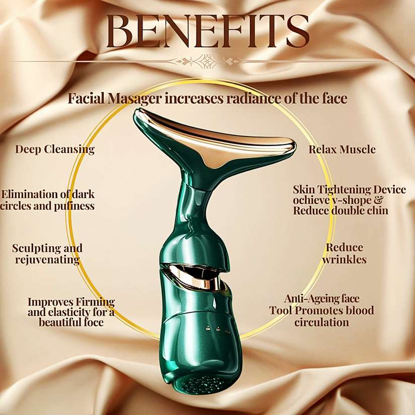 Prime Assure 3 in 1 Anti Wrinkles Face Massage Machine Electric, Vibration  Facial Massager Machine Electric For Skin Care With Ice Roller, Beauty  Device for Neck Eyes Face Massager Price in India -