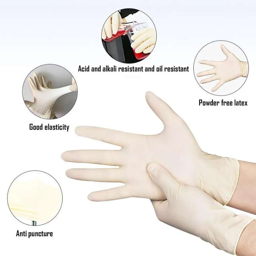 Exam Gloves Disposable Hand Gloves Flipkart 3P Medium Latex