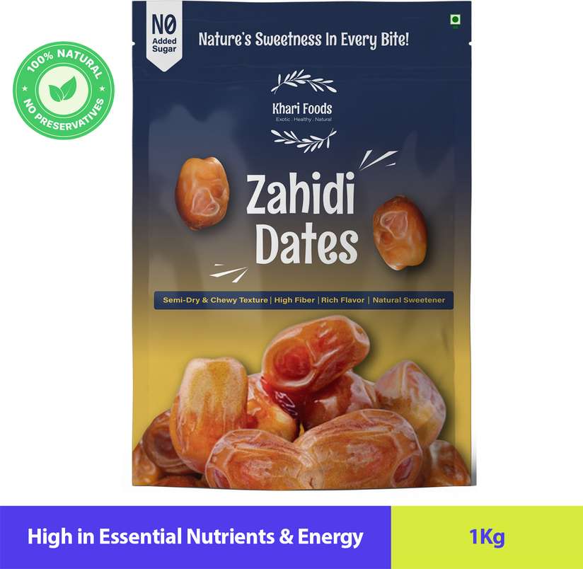 Shopsy Khari Foods Premium Brown Dates 500g - Image 2