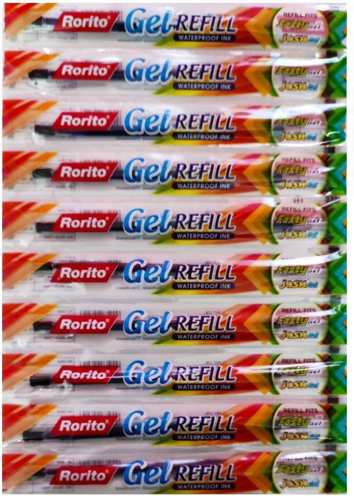 Rorito Flymax Gel Pen Refill FASTY Mm Blue 100 Gel Refills Fast