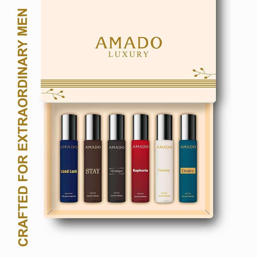 Shopsy Amado Luxury Perfume Gift Set Pack of 6 · 10 ml (60 ml total) - Image 2