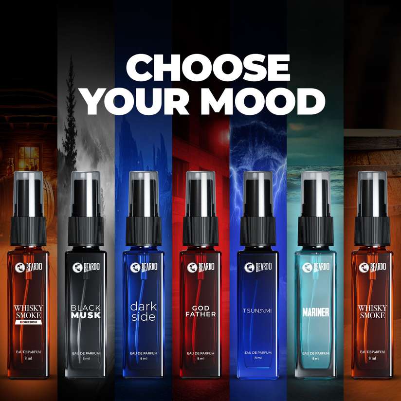 BEARDO Legendary Assorted Perfume Gift Set for Men | Long Lasting Fragrances | 7 x 8 ml Eau de Parfum - 56 ml Price in India - Buy BEARDO Legendary Assorted Perfume Gift Set for Men | Long Lasting Fragrances | 7 x 8 ml Eau de Parfum - 56 ml online at Shopsy.in - Image 3