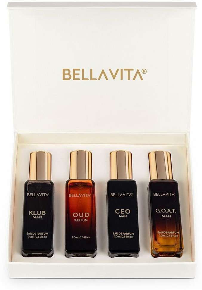 Buy BELLAVITA Gift Set 4x20 ml Luxury Scent with Long Lasting Fragrance Perfume - 80 ml Online In India | Shopsy.in - Image 2