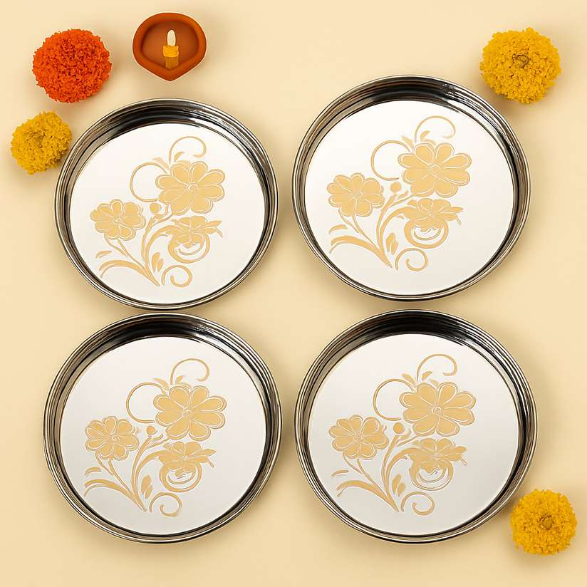 Shopsy LEROYAL Classy Designer Thali Dinner Set - Image 2