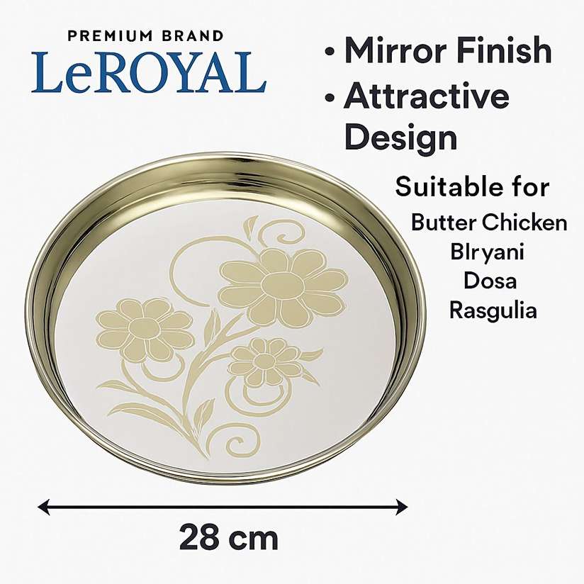 Shopsy LEROYAL Classy Designer Thali Dinner Set - Image 4