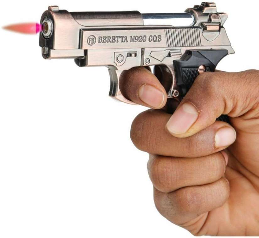 Lovato FIRST QUALITY GUN SHAPE Iron Electronic Gas Pocket Lighter Price in India - Buy Lovato FIRST QUALITY GUN SHAPE Iron Electronic Gas Pocket Lighter online at Shopsy.in - Image 8