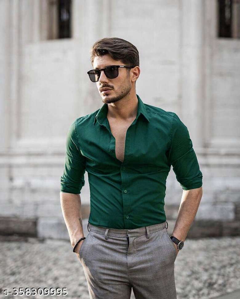Dark Green Shirt Outfit Men Shop Dark Green Half Sleeve Best Polo
