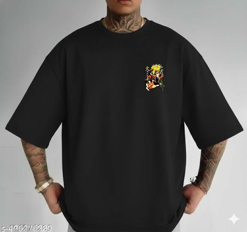 FASHIONTRENDY Printed Men Black T-Shirt Price in India - Buy FASHIONTRENDY Printed Men Black T-Shirt online at Shopsy.in - Image 3