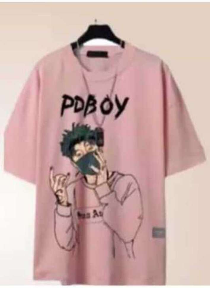 Shopsy VRMA Printed Men Black, Pink T-Shirt - Image 7