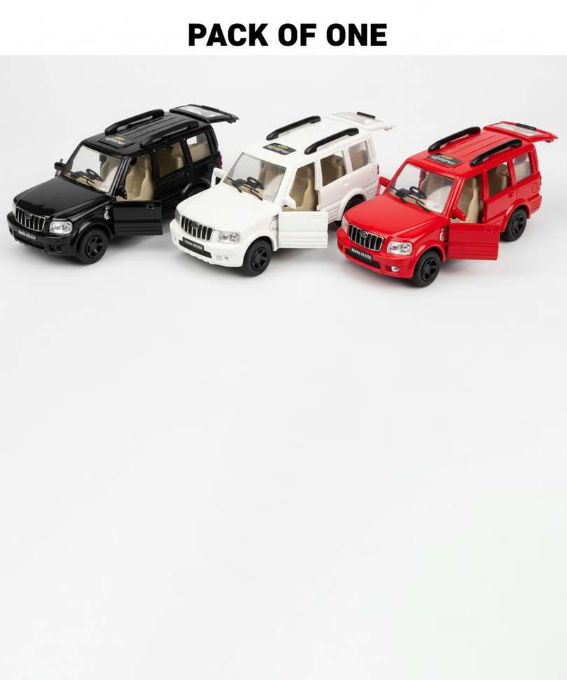 Pull Back Scorpio Toy CAR for with Opening Doors and Hood