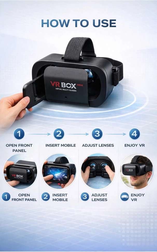 Shopsy NRsmartglass Raven Island VR Glasses - Image 3